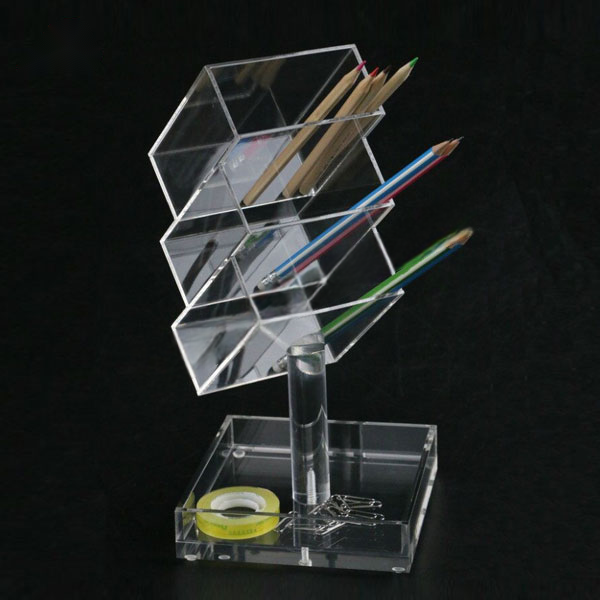 Slanted Acrylic Pen Holder - mahjcustom.com
