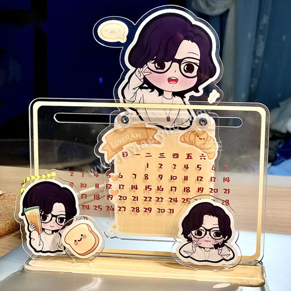 Desktop Acrylic Photo Calendar - mahjcustom.com