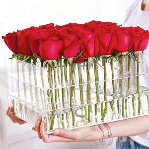 Custom Preserved Rose Acrylic Box Supplier | mahjcustom.com