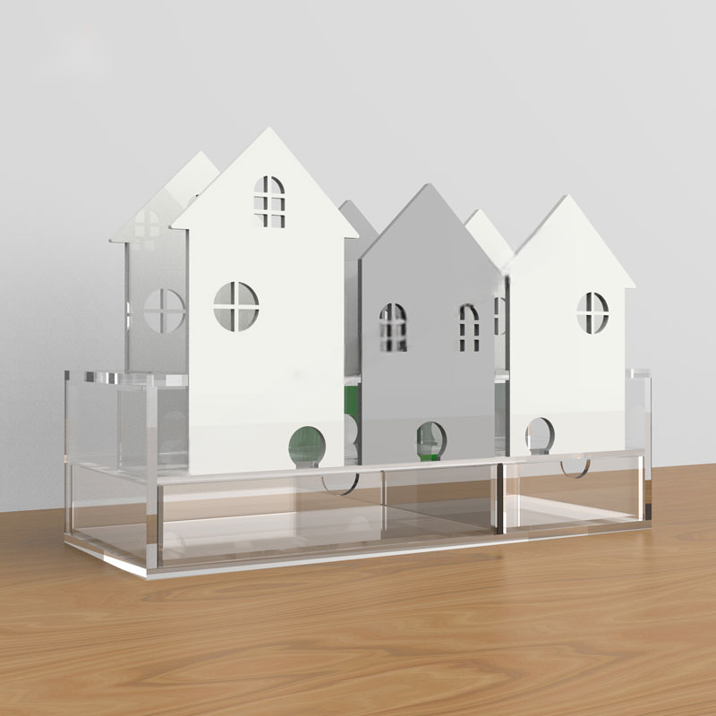 Acrylic Stationery Organizer with Drawer - mahjcustom.com