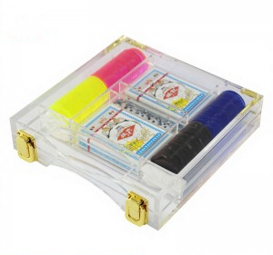 Custom Acrylic Poker Set