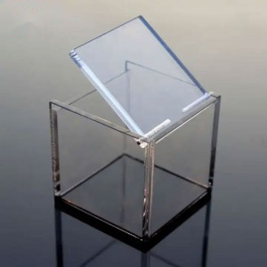 Square Shaped Acrylic Box with Lid