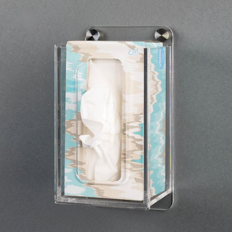 wall mount acrylic tissue box