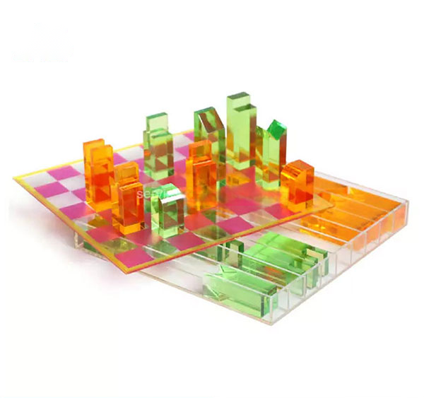 Acrylic Chess Game Board Set Custom Supplier – mahjcustom.com