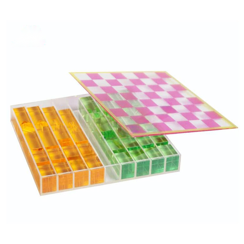 Acrylic chess game set (6)
