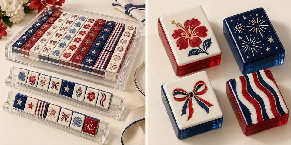Summer Celebration — generated concept rendering: collection overview and tile detail