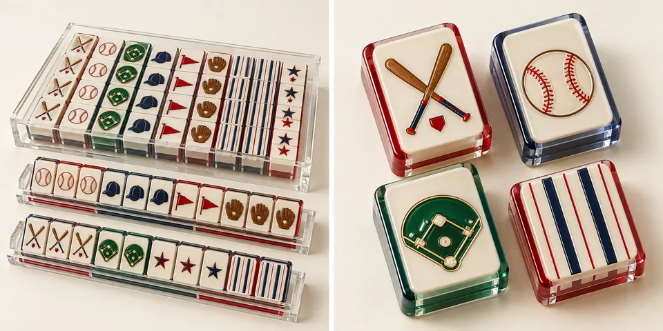 Ballpark Club — generated concept rendering: collection overview and tile detail